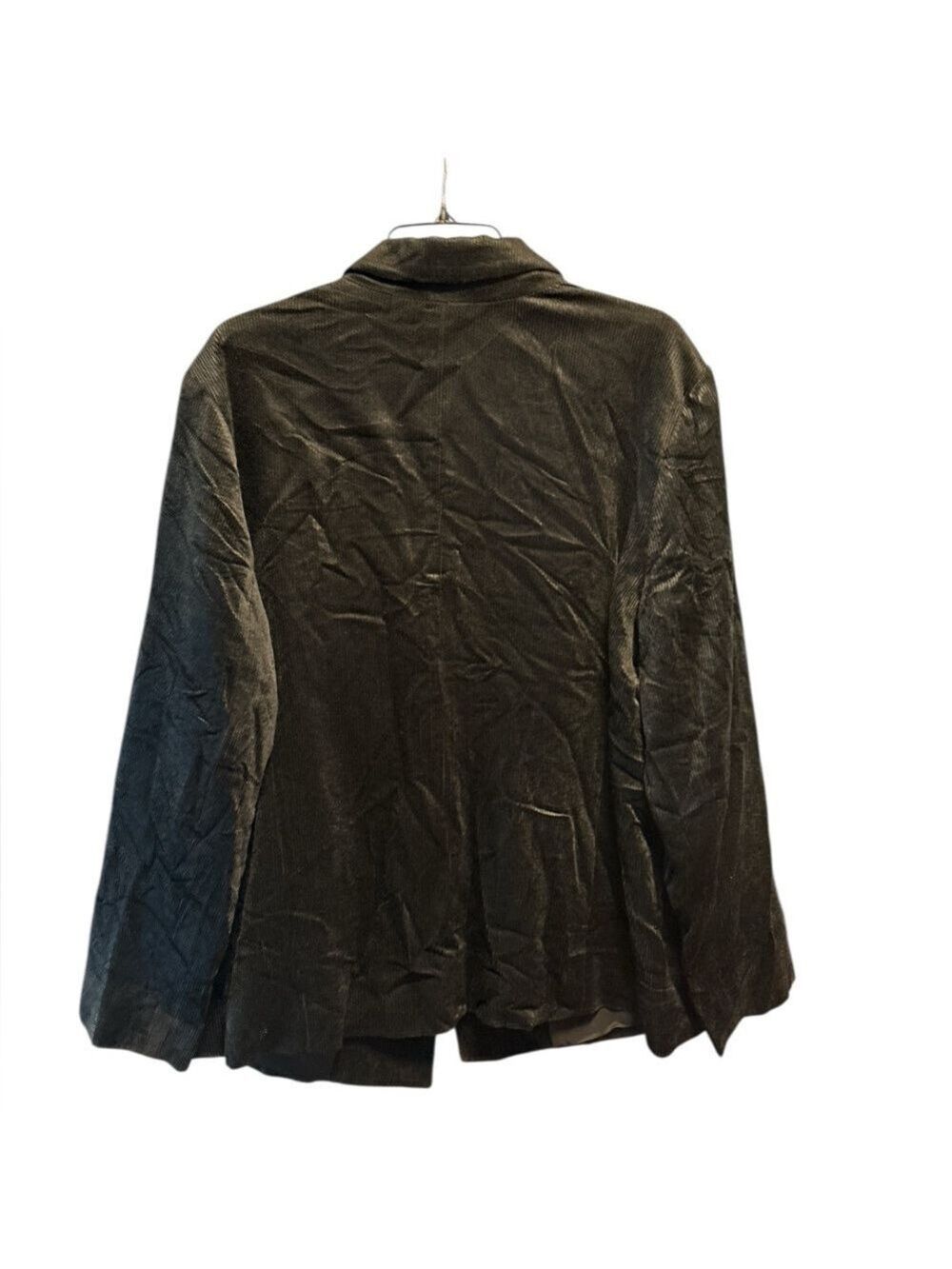 J. Jill Black Corduroy Blazer Jacket Plus Size 2X Lightweight NWT - Picture 3 of 10